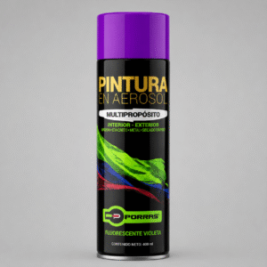 Pintura en spray fluorecente VIOLETA - PORRAS
