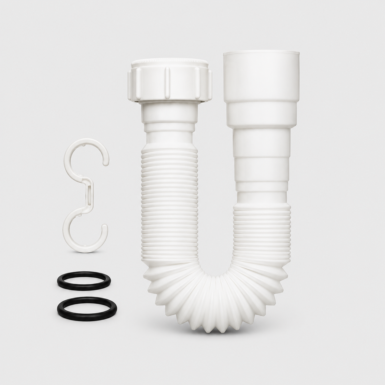 Sifon acordeon blanco lav-lavaplatos - PORRAS
