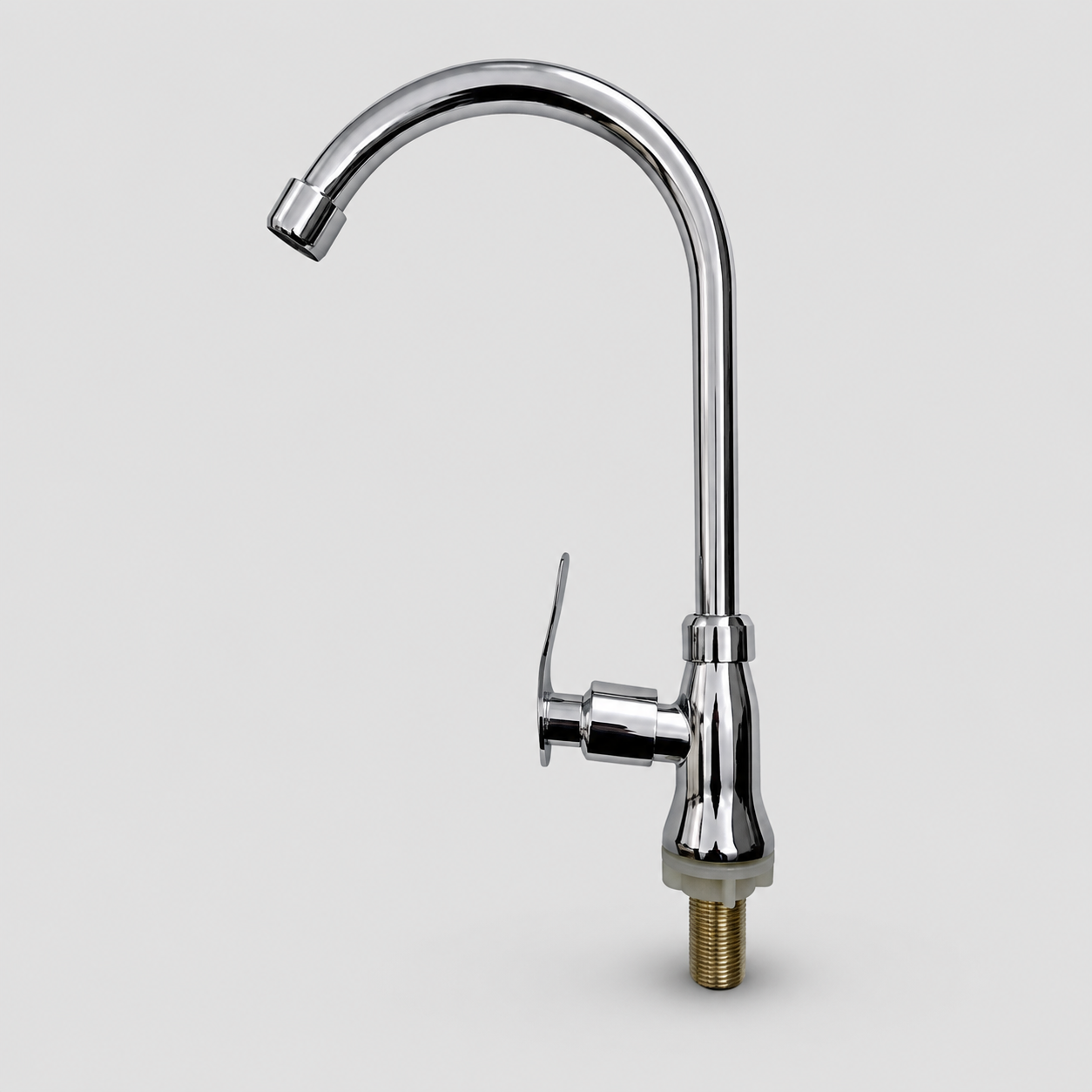 Llave ganso PARED fija Cromada - Gapor