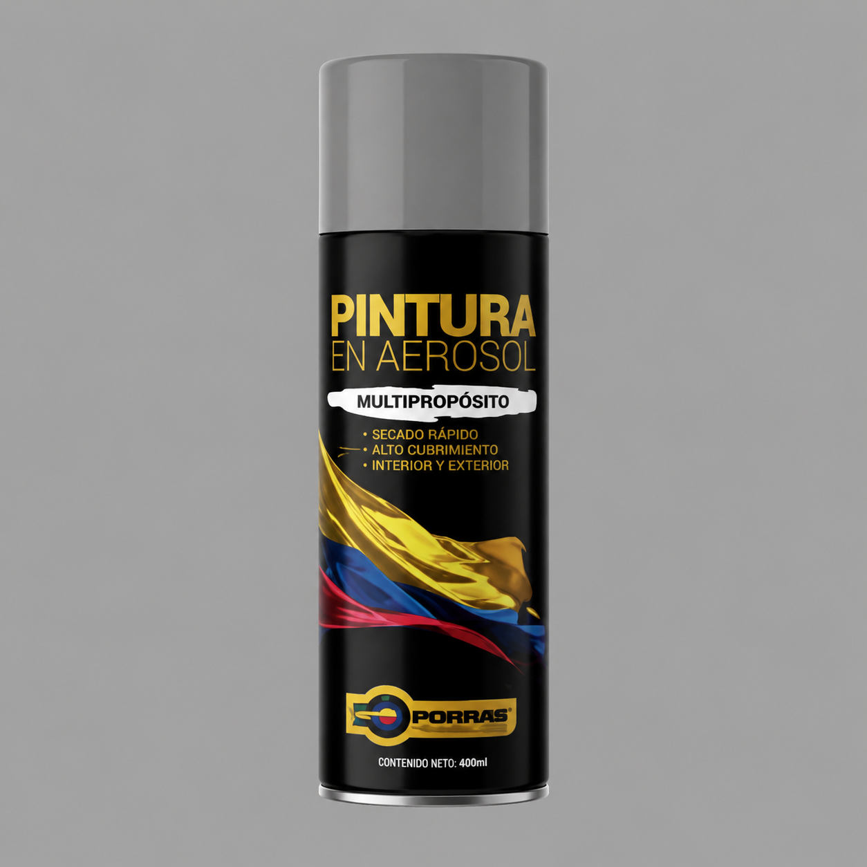 Pintura en spray Gris - PORRAS