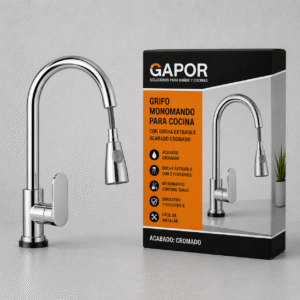 Mezclador lavapla fija Monocontrol Cromada- Gapor