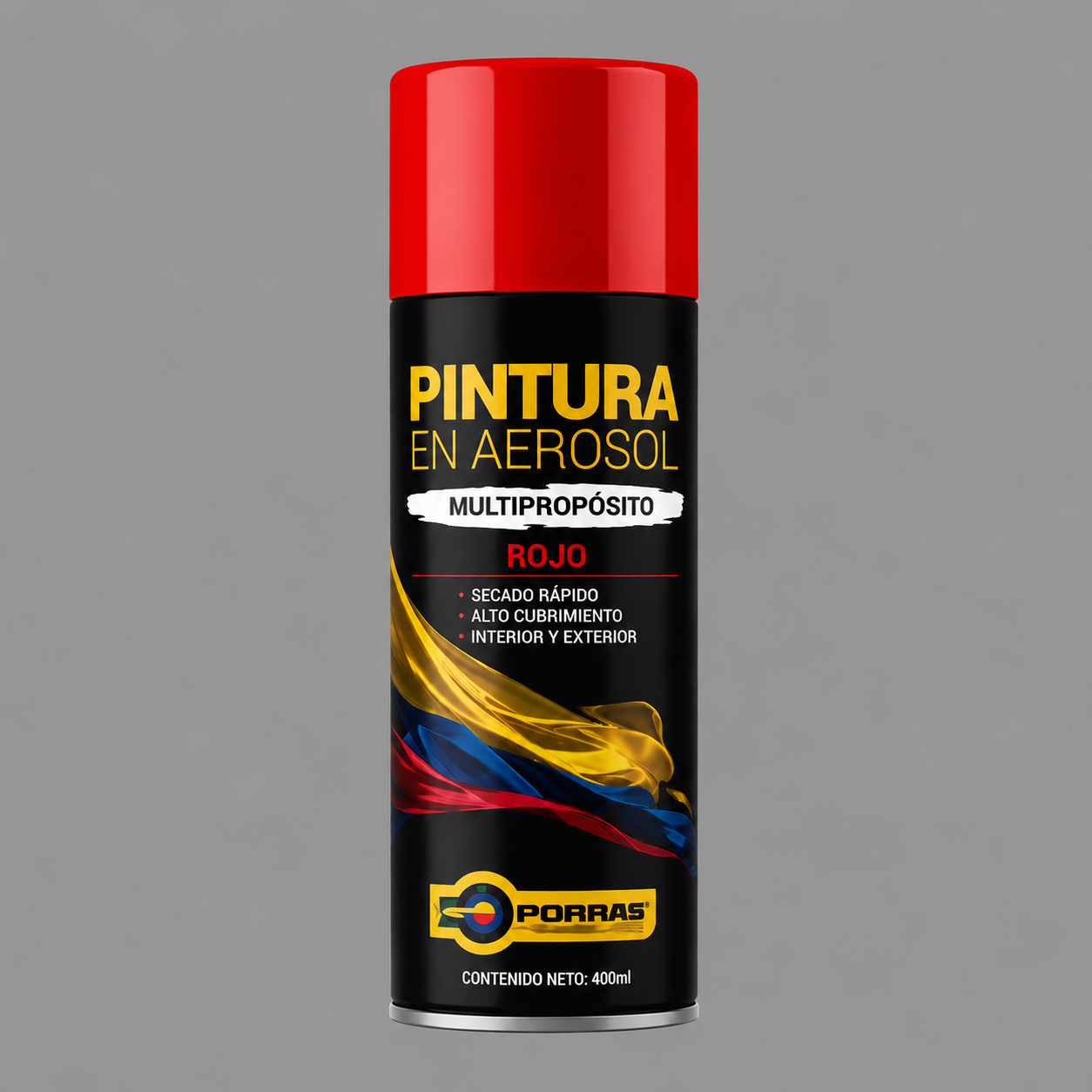 Pintura en spray Rojo - PORRAS