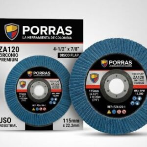 Disco flap 120 -80- 60    AZUL - PORRAS