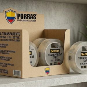 Cinta transparente    PORRAS
