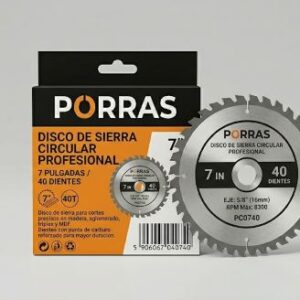 Disco de Sierra 7 40 dientes- Porras