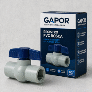 Registro pvc rosca - Gapor