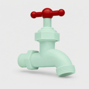 llave jardin Plastica mariposa roja - Gapor
