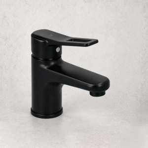 Llave lavamanos Monocontrol Negra 30cm - Gapor