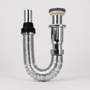 Sifon acordeon Push cromado Sin reboce- Gapor