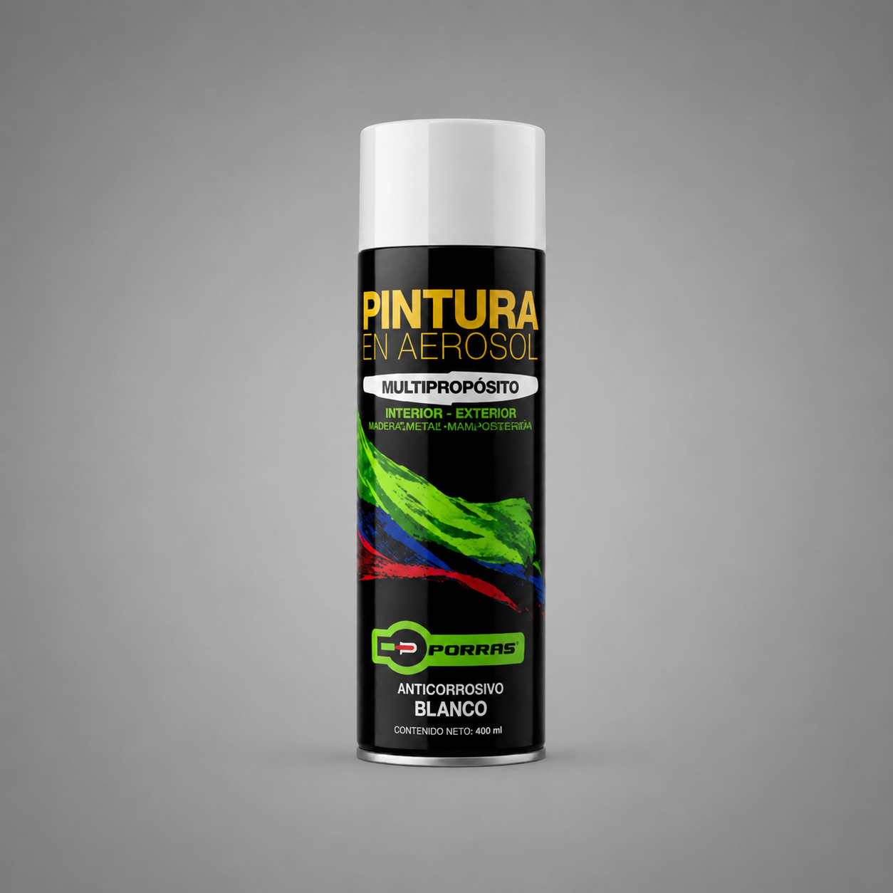 Pintura en spray Anticorrosivo BLANCO - PORRAS