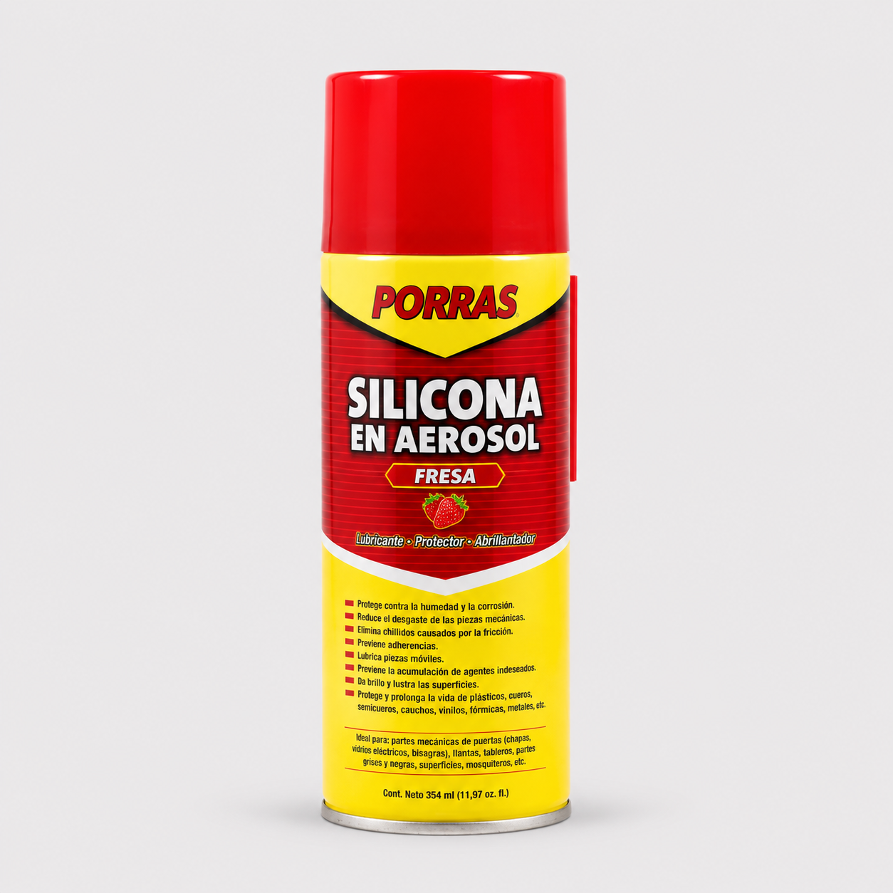 Silicona en aerosol Fresa - Porras